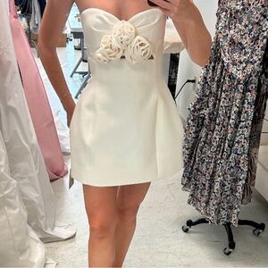 Magda Butrym Floral-appliqué mini dress - WORN ONCE